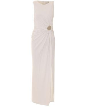 Sportmax Saletta Jersey Stretch Fitted Dress - White