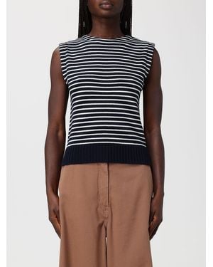 Weekend by Maxmara Striped Knit Top - Blue