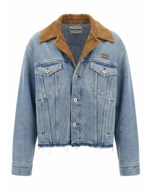 Miu Miu Denim Jacket - Blue