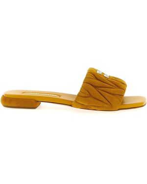 Miu Miu Flat sandals for Women | Online Sale up to 39% off