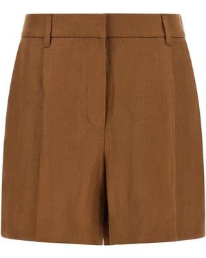 Brunello Cucinelli 'Monile' Tailored Bermuda Shorts - Brown