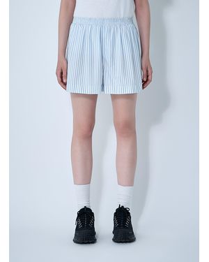 Moncler Striped Shorts - Blue