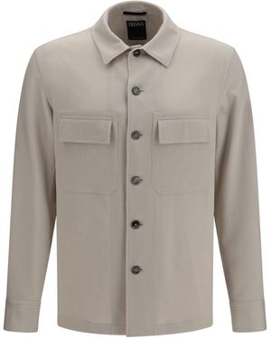 ZEGNA Cashmere Jacket 054 - Gray