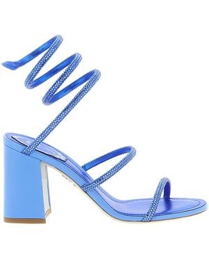 Rene Caovilla High Heel Sandals - Blue