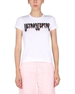 Raf Simons Short-Sleeved Crew Neck T-Shirt - White