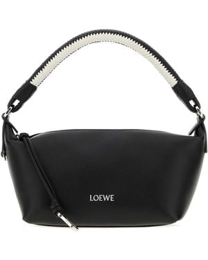 Loewe Leather Mini Cala Handbag - Black