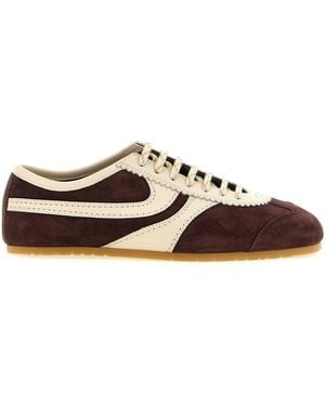 Dries Van Noten Suede Sneakers - Brown