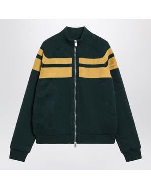 Miu Miu Bottle/ Zip-Up Cardigan - Black