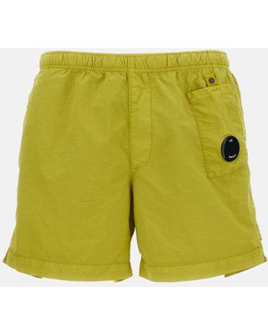C.P. Company Nylon Swim Shorts - Green