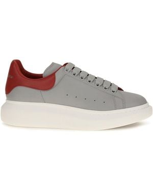 McQueen Leather Sneakers - White