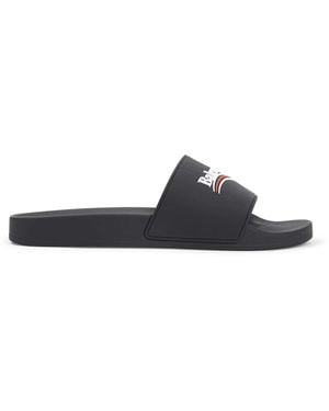 Balenciaga Pool Political Logo - Blue