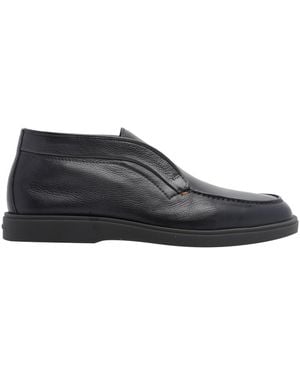 Santoni Digits Desert Boots - Black