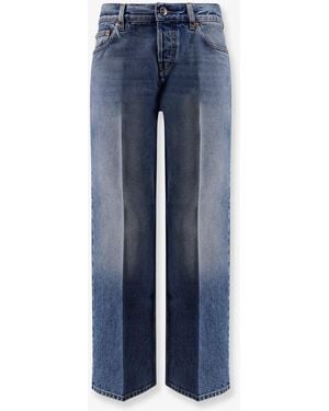 Gucci Cotton Jeans With Rosso Ancora Naplak Tag - Blue