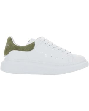 McQueen Low-Top Sneakers With Chunky Sole And Contrasting Heel Tab - White