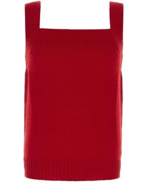 Prada Wool Vest - Red