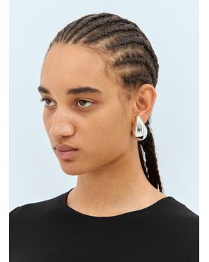 Bottega Veneta Drop Medium Earrings - Black