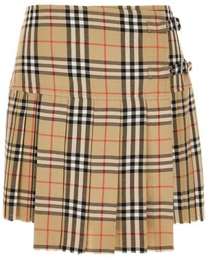 Burberry Clothing Skirts - Metallic