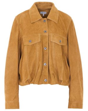 Loewe Suede Goatskin Jacket - Brown