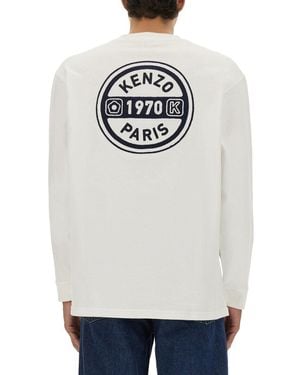 KENZO Long-Sleeved T-Shirt - Gray