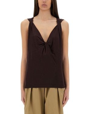 Dries Van Noten Jersey Top - Black