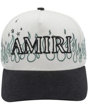 Amiri Flames Basbeball Cap - Gray
