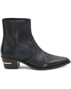 Amiri Ryder Leather Boot - Black