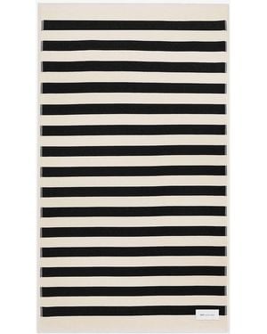 Ami Paris Cotton Beach Towel - Black