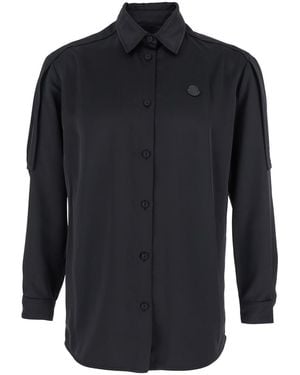 Moncler Genius Regular Solid Shirt - Blue