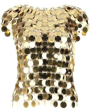 Rabanne Sequins Top - Multicolor