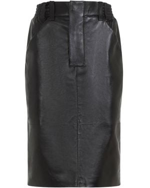 Saint Laurent Midi Skirt - Black