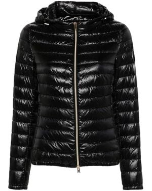 Herno Nylon Short Down Jacket - Black