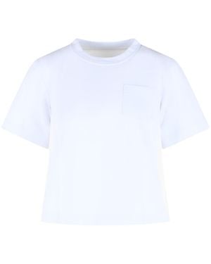 Sacai Cotton T-Shirt - White