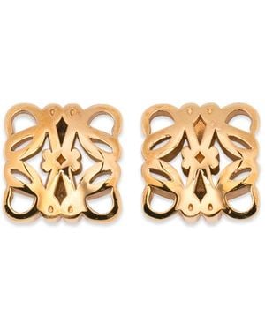 Loewe Anagram Earrings - Metallic