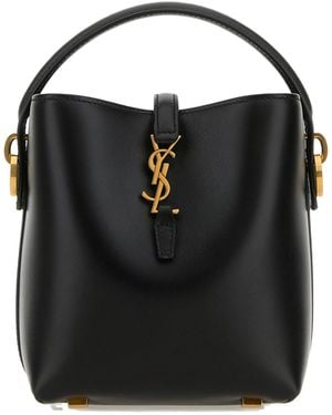 Saint Laurent Le 37 Mini Bucket Bag - Black