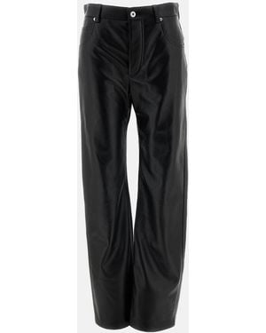 Bottega Veneta Shiny Nappa Pants - Black