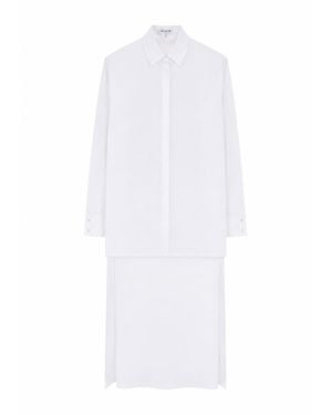 Alaïa Asymmetrical Shirt - White