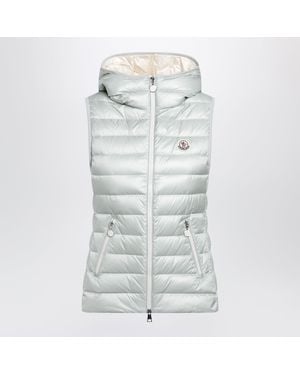 Moncler Glygosse Hooded Down Vest - Gray