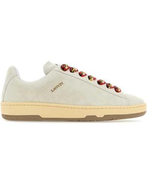 Lanvin Lace Up Sneakers - White