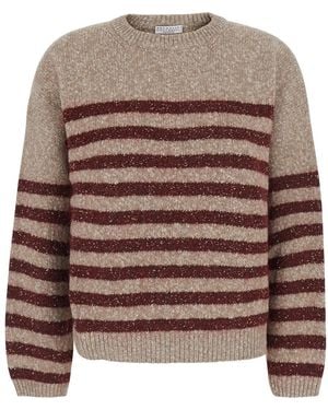 Brunello Cucinelli Jersey Knit Sweater - Brown
