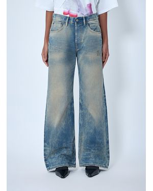 Acne Studios 2021F Five-Pocket Jeans - Blue