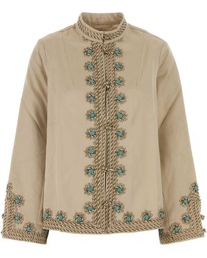 Bode Lapis Braid Jacket - Natural