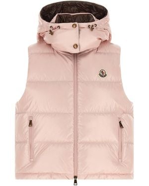Moncler 'Niverolle' Padded Vest - Pink
