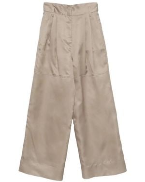 Alberta Ferretti Organza Pants - White