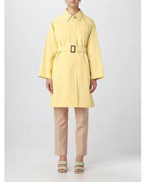 Weekend by Maxmara Belted Trench Coat - Yellow