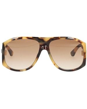 Chloé Izia Aviator Sunglasses - Natural