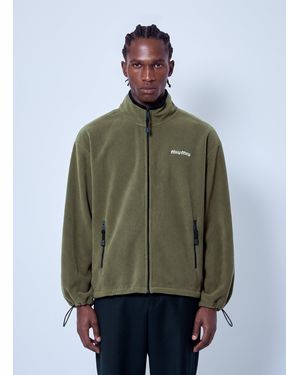 Miu Miu Fleece Zipper Jacket - Green