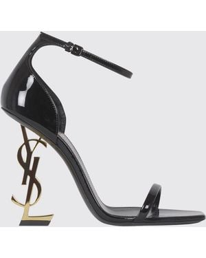 Saint Laurent Heeled Sandal - White