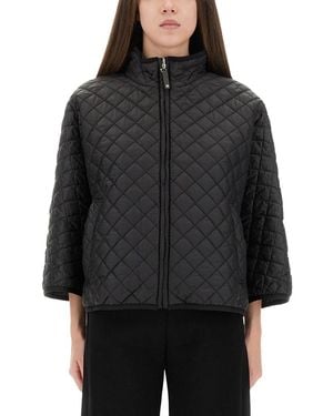 Max Mara S Max Mara The Cube Delfina Quilted Shell Jacket - Black