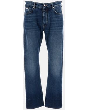 Givenchy Fringed Vintage Denim Pants - Blue