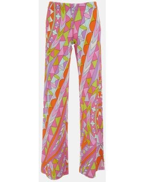 PUCCI Emilio Printed Pants - Red